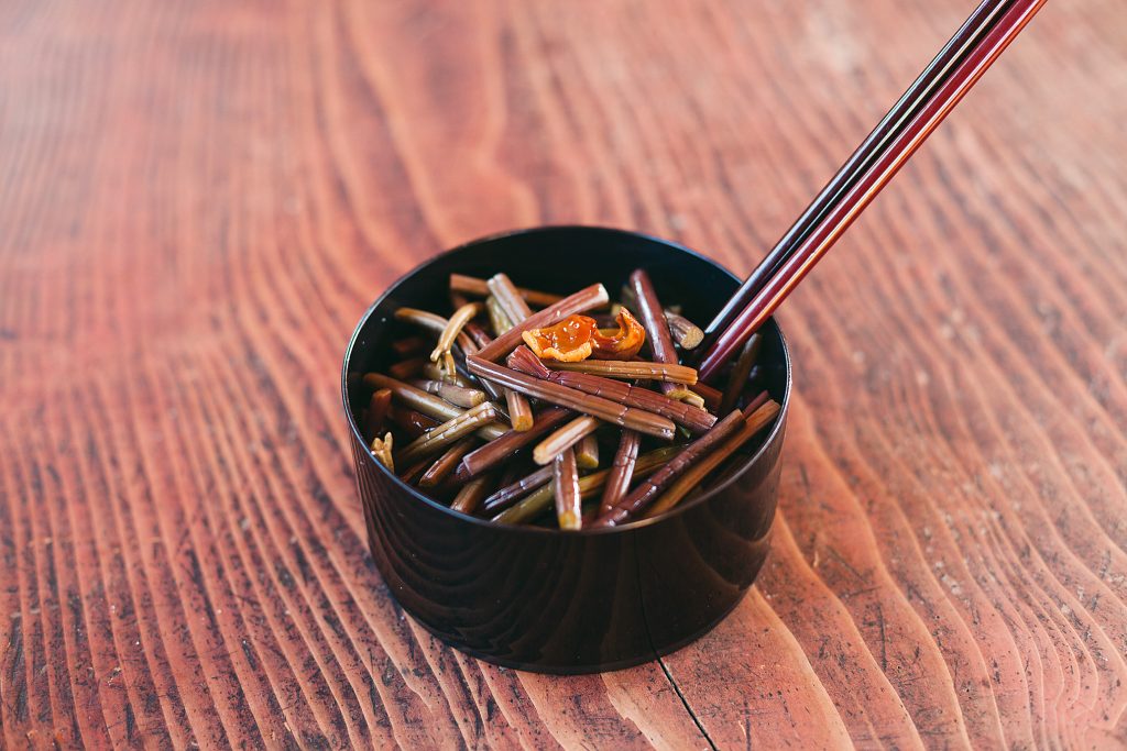 Warabi - Traditional food in YUKIGUNI, Japan