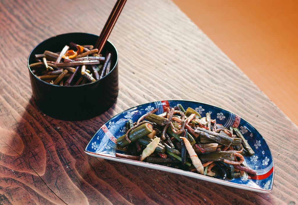 Traditional food in YUKIGUNI, Japan