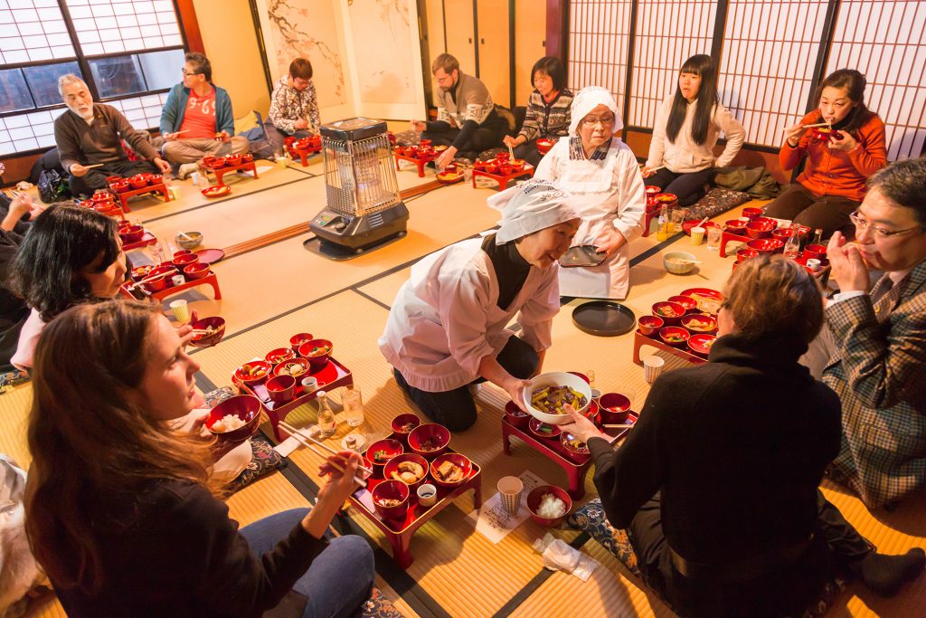 Japanese regional cuisine in Echigo-Tsumari Art Field